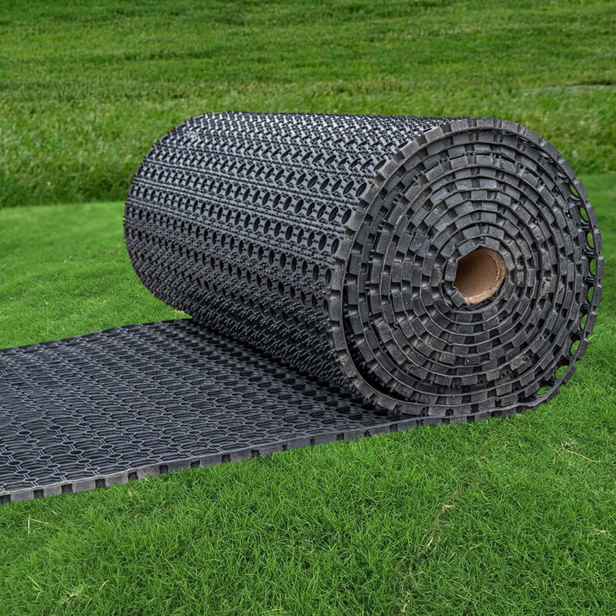 Rubber Grass Mat Roll 1m x 10.5m x 23mm – Heavy Duty Anti-Slip Ground Protection Matting