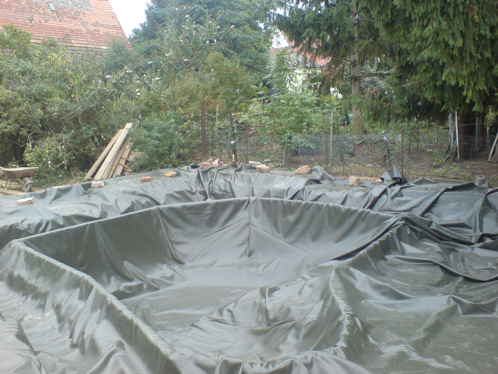 Slate Gray Heavy Duty UV Resistant EPDM Pond Liner