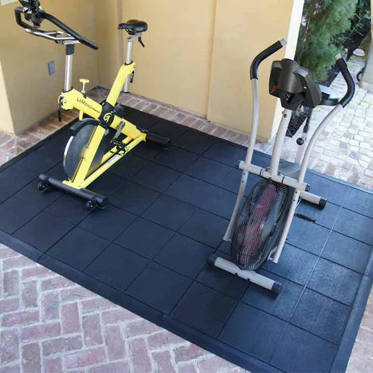 Heavy Duty Anti-Fatigue Tiles - Slip Resistant Rubber Mats with Air Pockets, Interlocking Design, High Impact Cushioning, Ideal for Workplace Safety