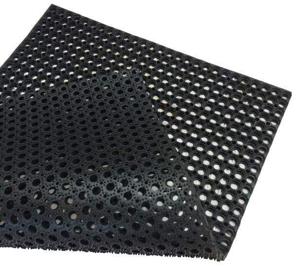 Anti Slip Hollow Rubber Mat Matting Floor Flooring Water Flood Damp Wet Decking By Rubber Co