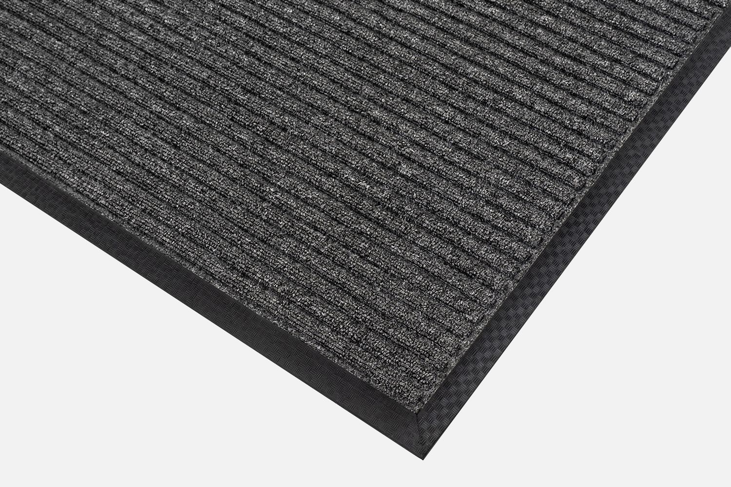 High-Quality Rubber Barrier Mats for Indoor/Outdoor Use, Dual-Level Surface, Durable Construction, Bevelled Edges, Anti-Creep Base