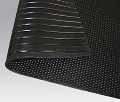 Bubble Hammer Ribbed Rubber Gym Mat 6ft x 4ft – 12mm & 18mm Thick Heavy Duty Shock Absorbing Home Gym Flooring, photo 3
