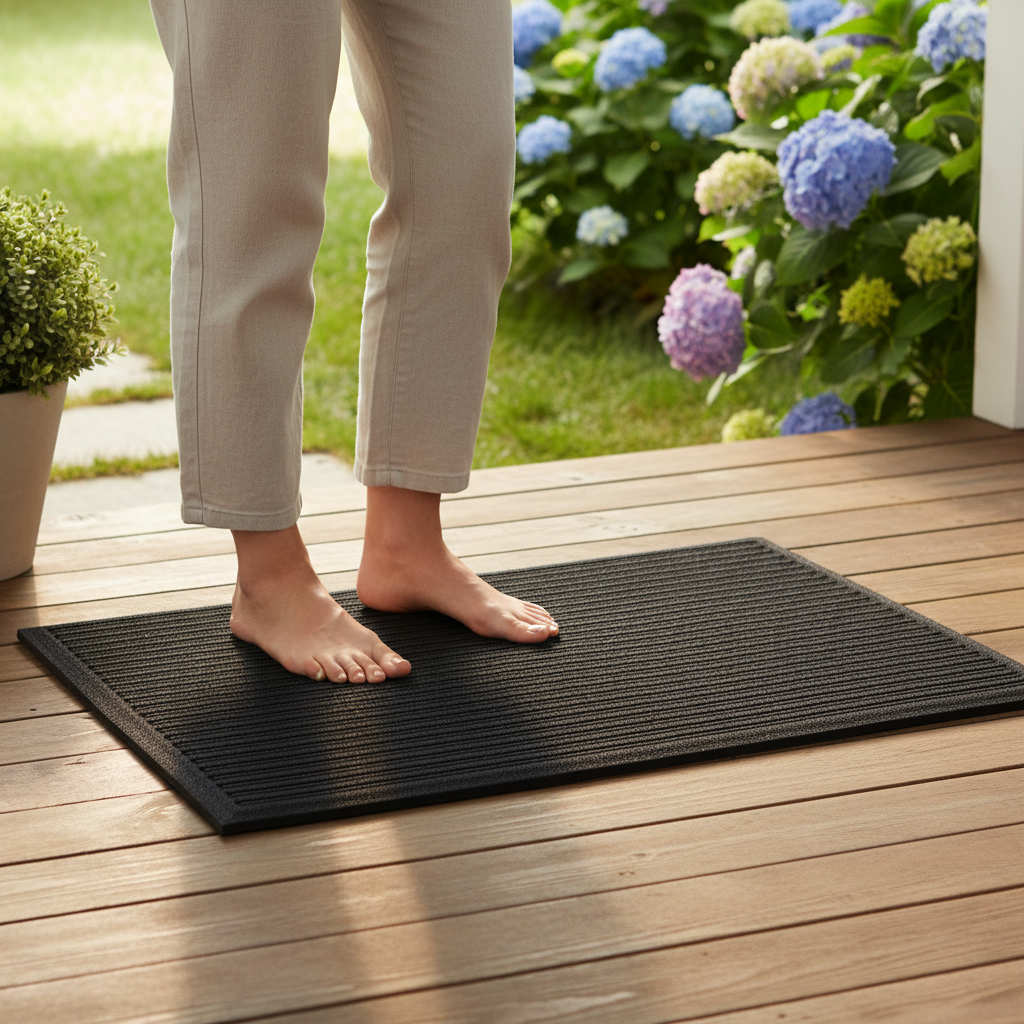 Premium Eco-Friendly Heavy Duty Entrance Door Mat for Indoor and Outdoor Use with Stylish Design and Superior Dirt-Trapping Features