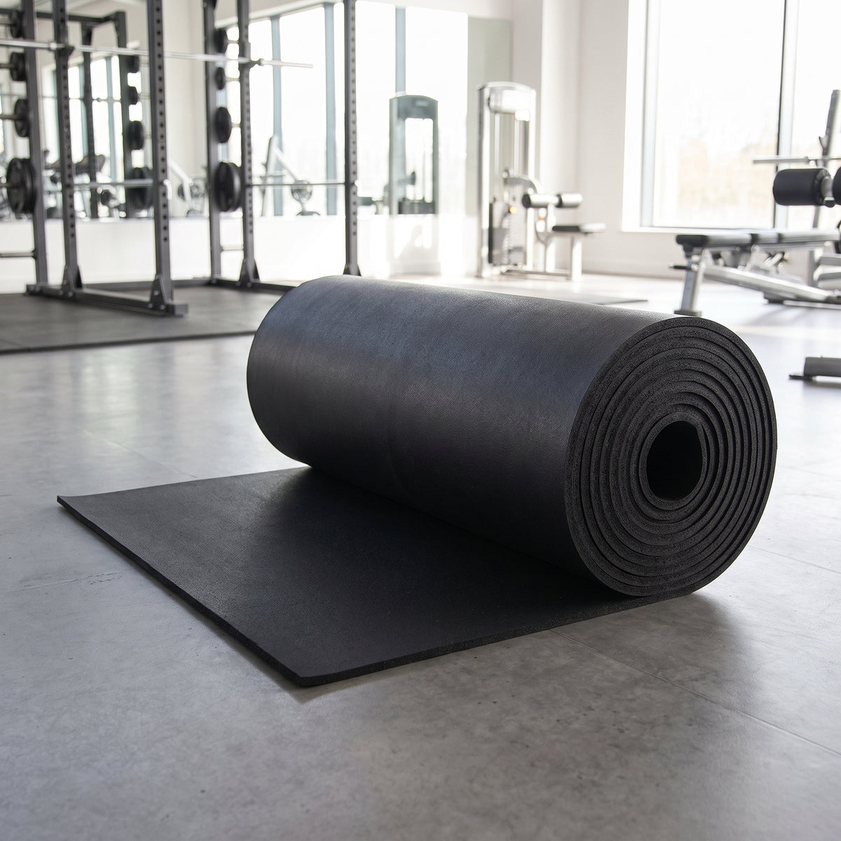Commercial Rubber Gym Flooring Roll – image 5 of 15