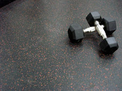 Premium Rubber Gym Flooring Roll - Heavy Duty, Non-Slip Fitness Flooring