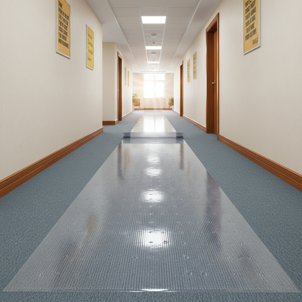 Clear Vinyl Carpet Protector Roll – image 1 of 1