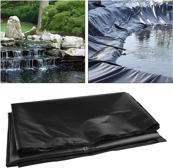 Dark Slate Gray Heavy Duty HDPE Pond Liner 40Year Guarantee Free Underlay