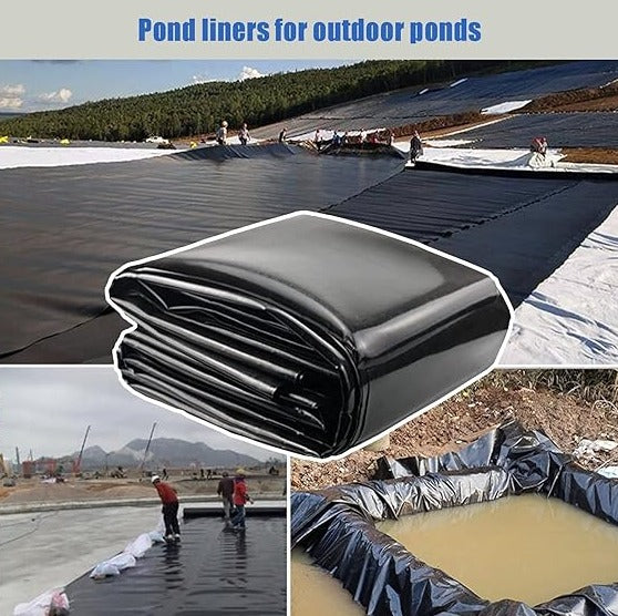 Dark Slate Gray Heavy Duty LDPE Pond Liner Extra Thick 0.35mm With  25Year Guarantee