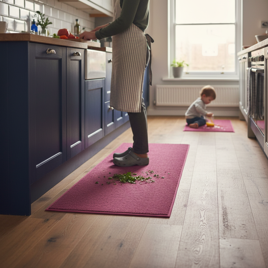 Premium Washable Indoor Runner Mat 150cm x 60cm - Anti-Slip and Machine Wash Friendly for Hallways and Kitchens