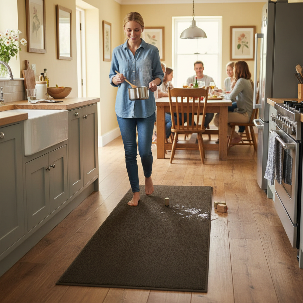 Premium Washable Indoor Runner Mat 150cm x 60cm - Anti-Slip, Eco-Friendly, Machine Washable for High-Traffic Areas