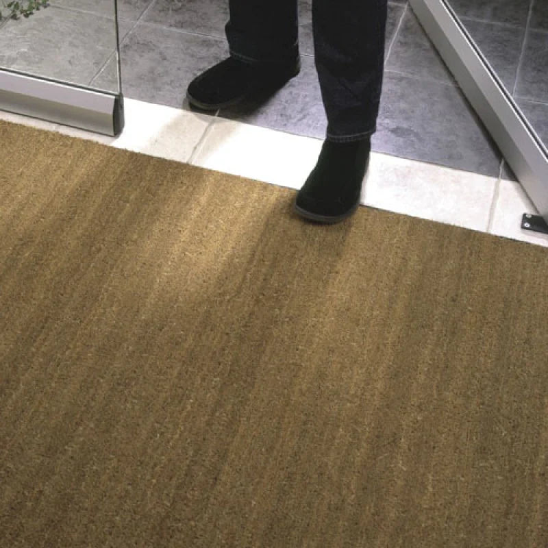 Coir Entrance Matting - 1m or 2m - Easy to Cut To Size Roll