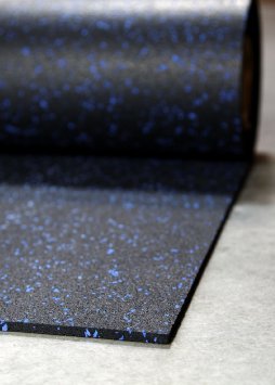 Heavy-Duty Rubber Gym Flooring – Non-Slip Roll Matting, Custom Cut for Home & Commercial Use