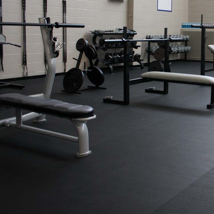 Premium Rubber Gym Flooring Roll - Heavy Duty, Non-Slip, Shock Absorbing Fitness Flooring for Home & Commercial Gyms