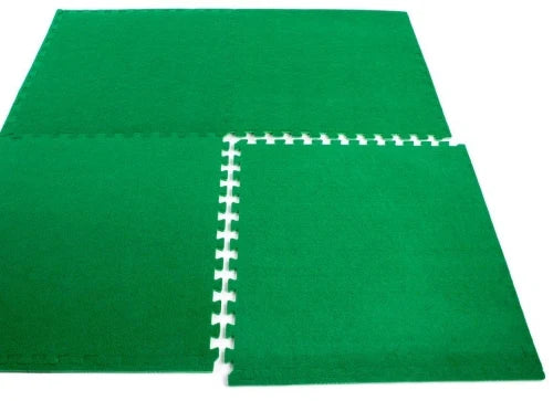 Interlocking 1m x 1m Artificial Grass Tile – Durable & Weatherproof - Size 100cm x 100cm x 18mm For Indoor use