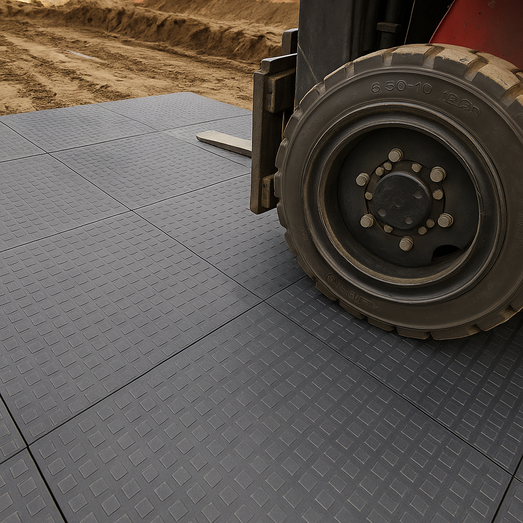 SiteStax Ground Protection Mat – 1200x800x22mm Heavy-Duty Load Bearing