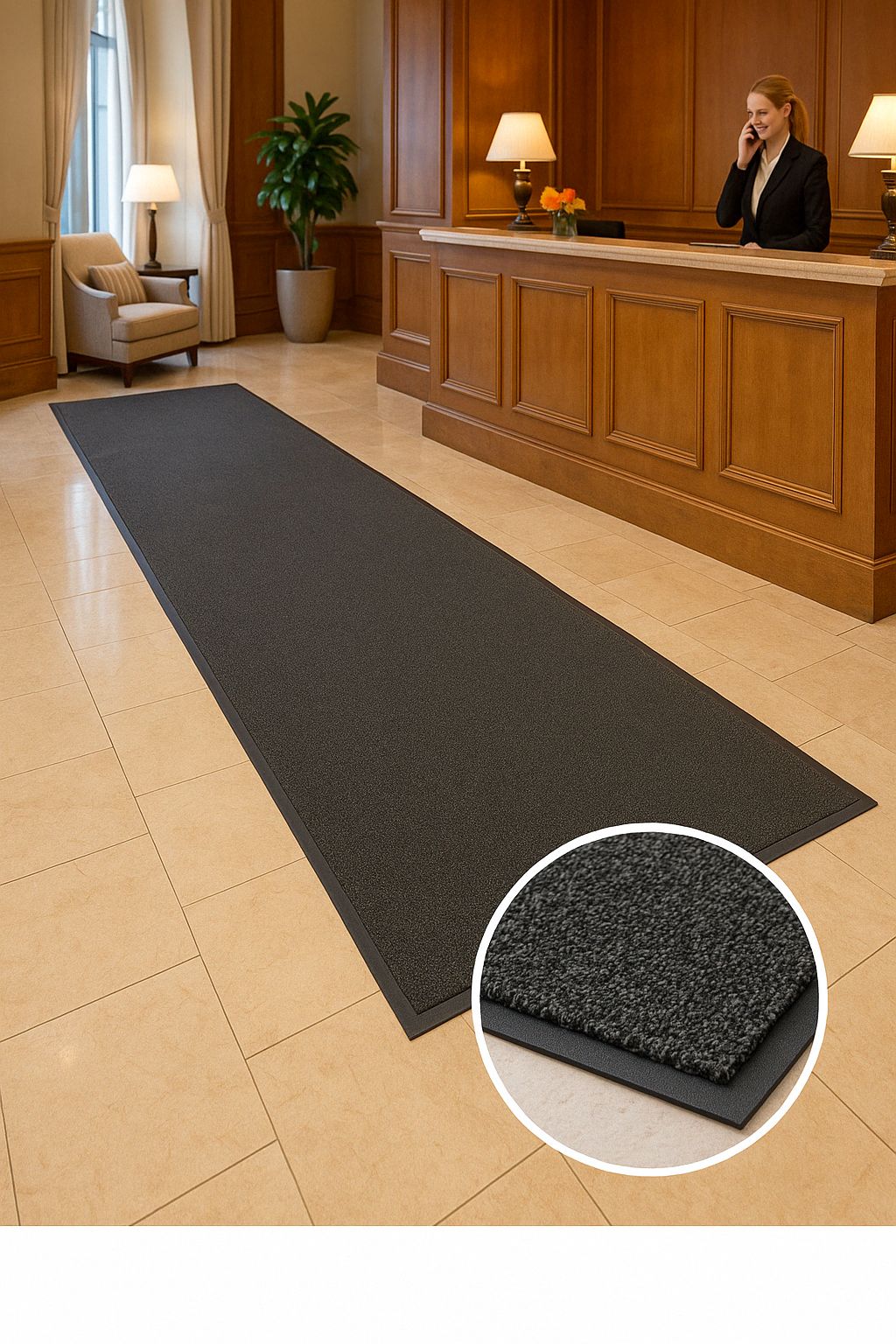 Heavy Duty Barrier Runner Entrance Mat – image 1 of 14
