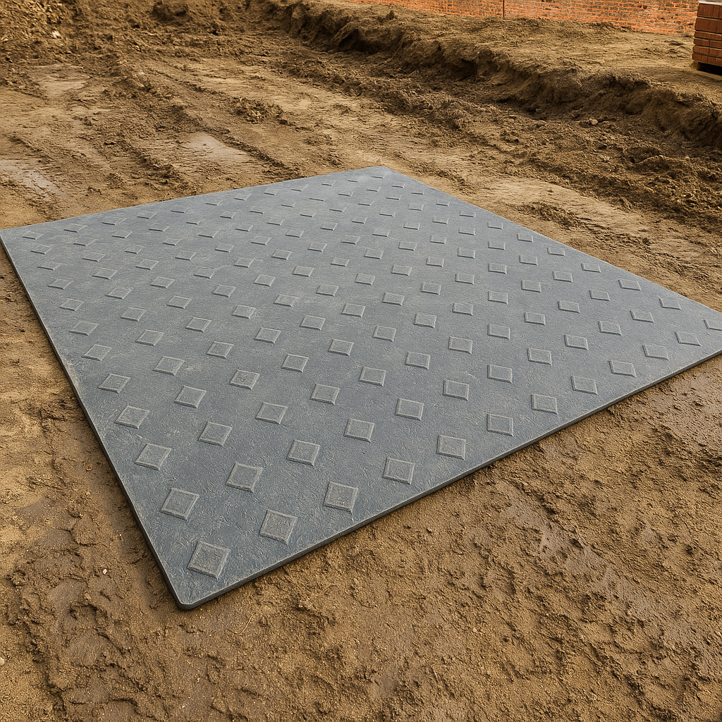 SiteStax Ground Protection Mat – 1200x800x22mm Heavy-Duty Load Bearing
