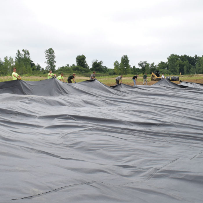 Dark Gray Industrial Heavy Duty Pond Liner 25 Year Guarantee Pond Lining