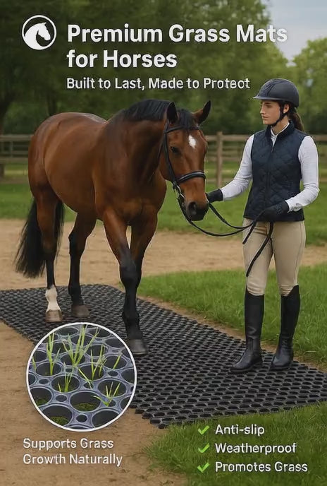 Rubber Grass Mats for Horse Stables & Paddocks – image 10 of 16