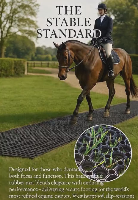 Rubber Grass Mats for Horse Stables & Paddocks – image 3 of 16
