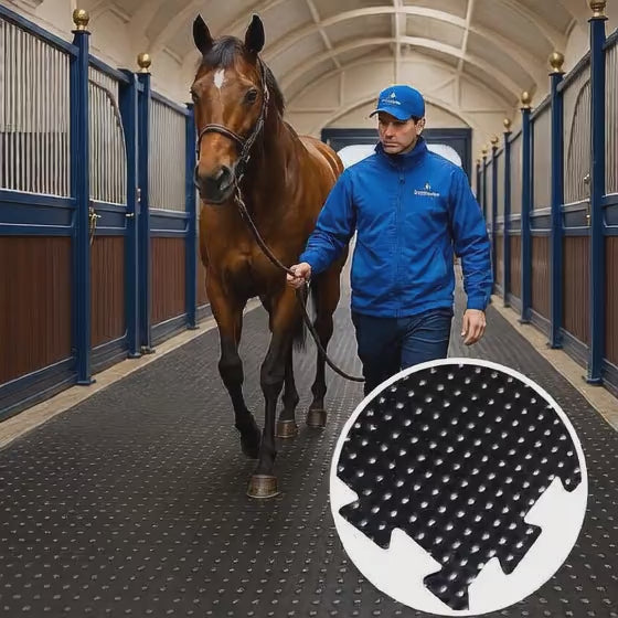 Bubbletop Natural Rubber Horse Stable Mats 6ft x 4ft – image 3 of 8