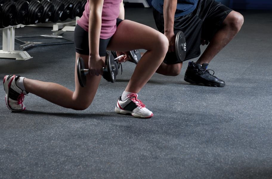 Premium Rubber Gym Flooring Roll - Heavy Duty, Non-Slip, Shock Absorbing Fitness Flooring for Home & Commercial Gyms