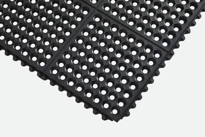 Rubber Matting with Drainage Holes Perfect Decking Solution for Safety & Durability