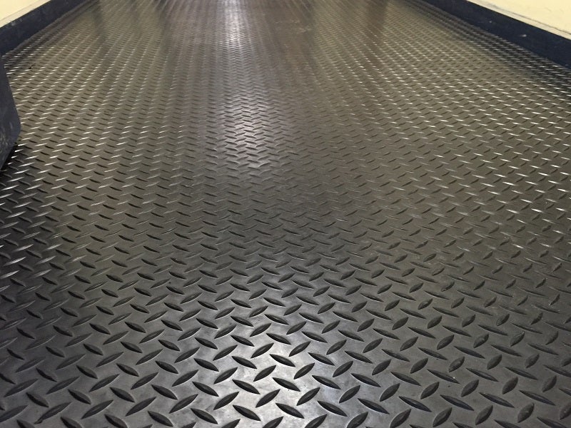 Diamond Tread Anti Slip Mats Safety Flooring - Slip Not Co Uk