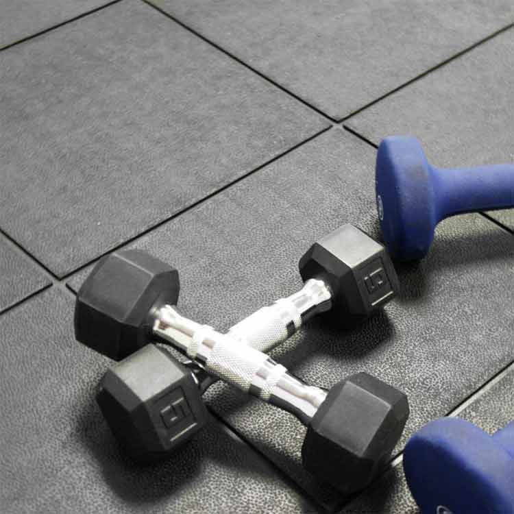 Interlocking Rubber Gym Mats 36 x 36 Inch x 16mm – image 3 of 16