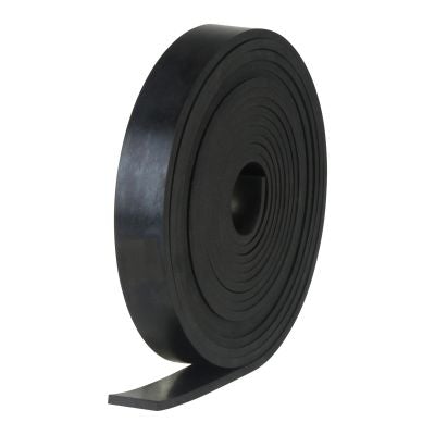 Solid Black Neoprene Rubber Strip - Slip Not Co Uk