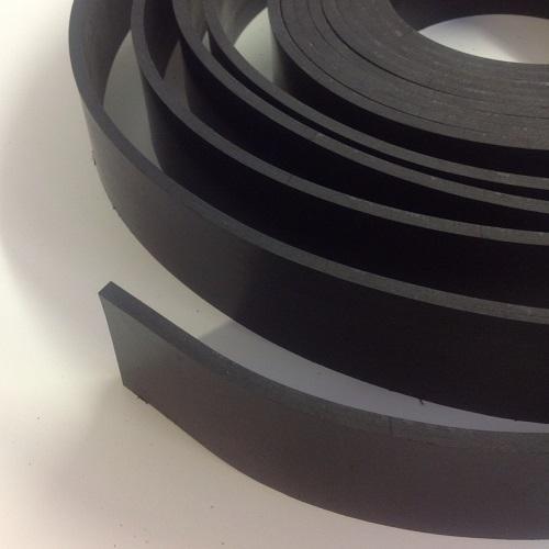 Solid Black Neoprene Rubber Strip - Slip Not Co Uk