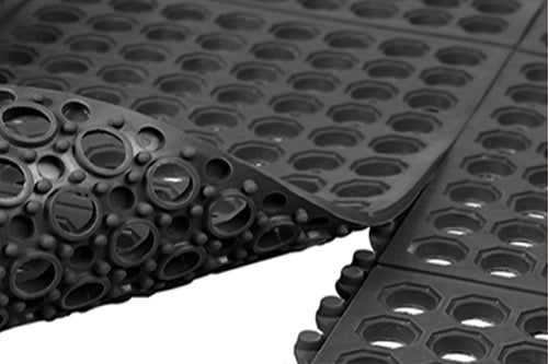 Interlocking Rubber Grass Mat - Slip Not Co Uk