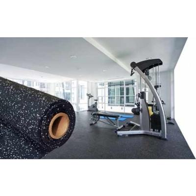 Gray Gym Rubber Matting Rolls Cut Lengths