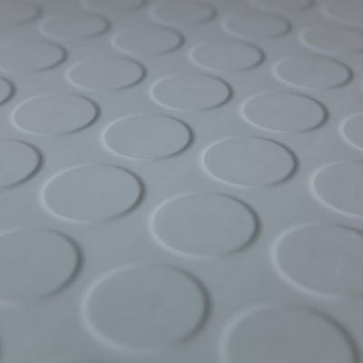 Light Slate Gray Rubber Tiles Studded Non Slip