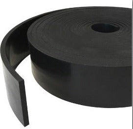 Solid Black Neoprene Rubber Strip - Slip Not Co Uk
